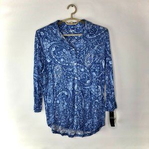 Lauren Ralph Lauren Women Sleepwear Shirt Top Sz M